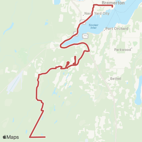 Kitsap Transit Sunnyslope map