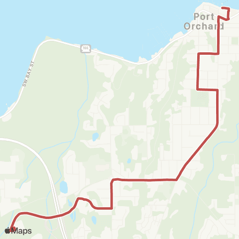Kitsap Transit Tremont map