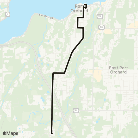 Kitsap Transit Sidney map