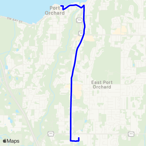 Kitsap Transit Bethel map