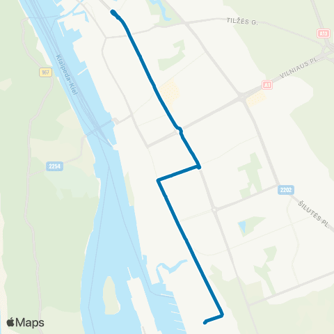 Klaipėdos keleivinis transportas Turgus - Vlg map