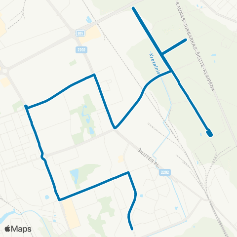 Klaipėdos keleivinis transportas Jūrininkų St. - Lez map