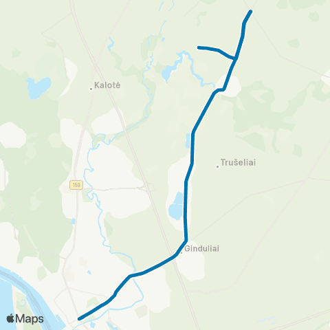 Klaipėdos keleivinis transportas Atgimimo Aikštė - Radailiai - Eketė map