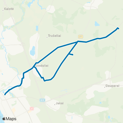 Klaipėdos keleivinis transportas Klaipėda - Ginduliai - Baukštininkai - Slengiai - Klaipėda map