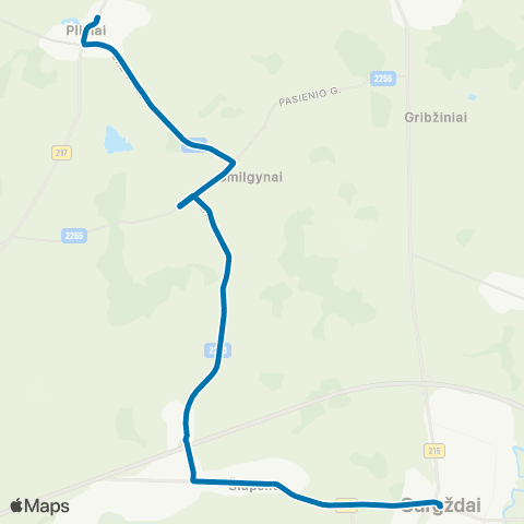 Klaipėdos keleivinis transportas Gargždai - Plikiai map