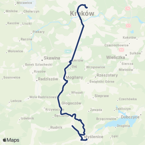 Koleje Małopolskie  map