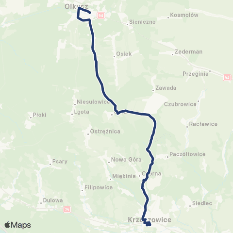 Koleje Małopolskie  map