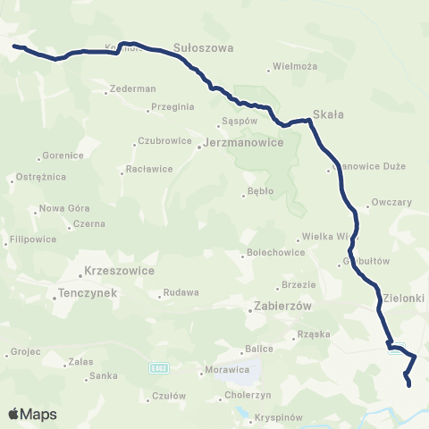Koleje Małopolskie  map