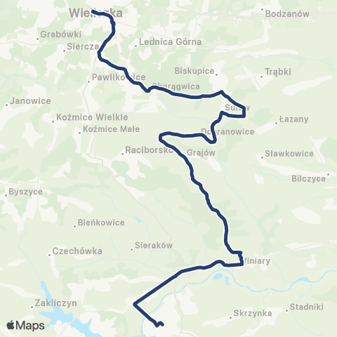 Koleje Małopolskie  map