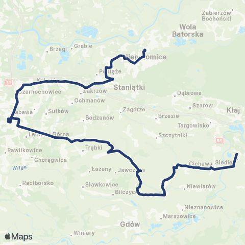 Koleje Małopolskie  map