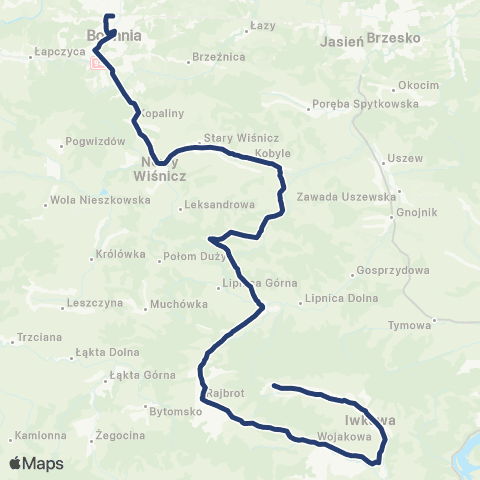 Koleje Małopolskie  map