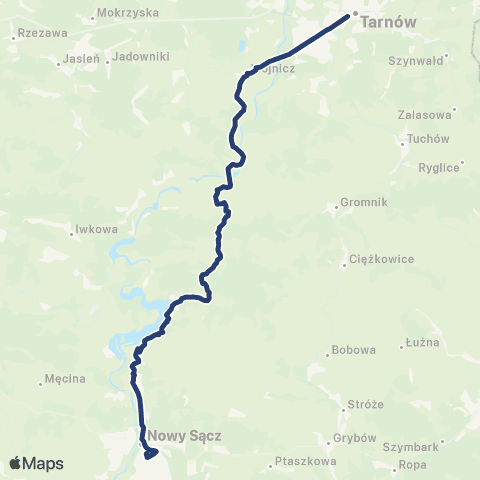 Koleje Małopolskie  map