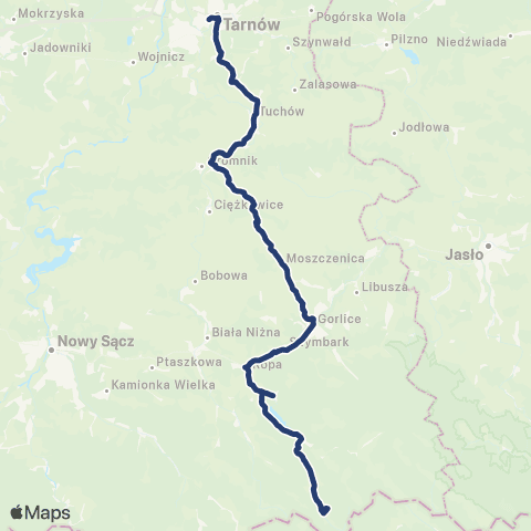 Koleje Małopolskie  map