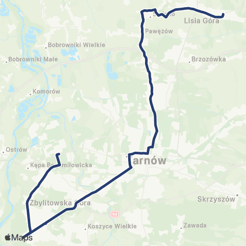 Koleje Małopolskie  map