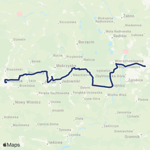 Koleje Małopolskie  map