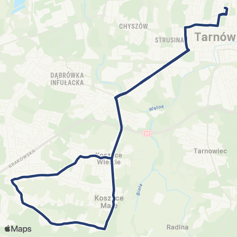 Koleje Małopolskie  map