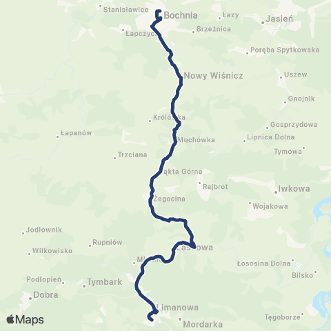 Koleje Małopolskie  map