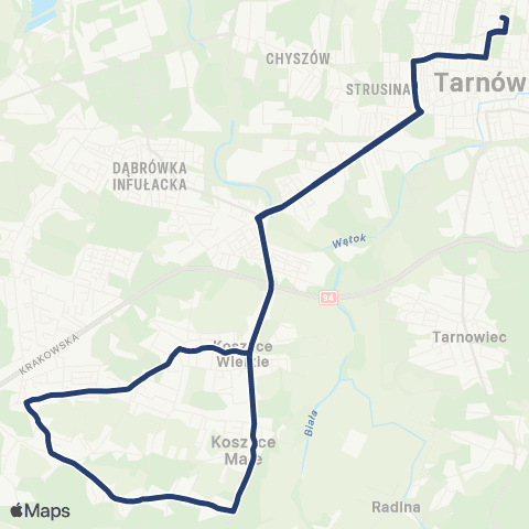 Koleje Małopolskie  map