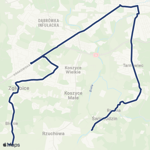 Koleje Małopolskie  map