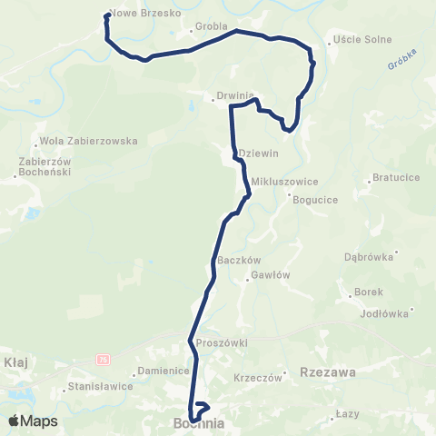 Koleje Małopolskie  map