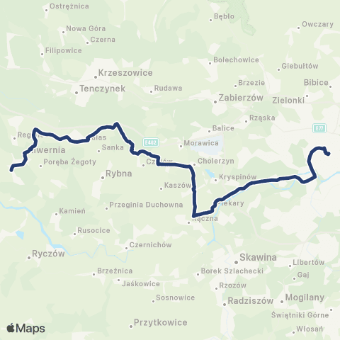 Koleje Małopolskie  map