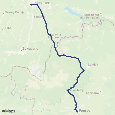 Koleje Małopolskie  map