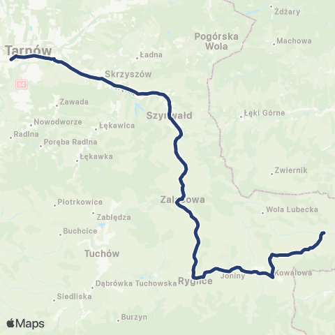 Koleje Małopolskie  map