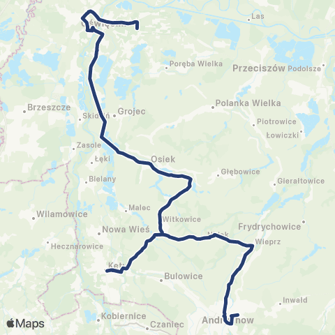 Koleje Małopolskie  map
