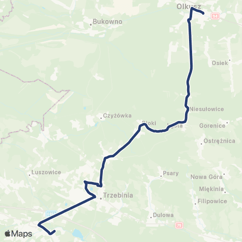 Koleje Małopolskie  map