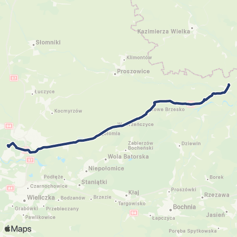 Koleje Małopolskie  map