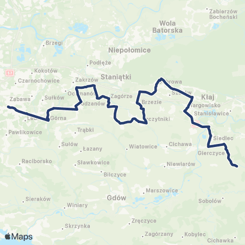 Koleje Małopolskie  map