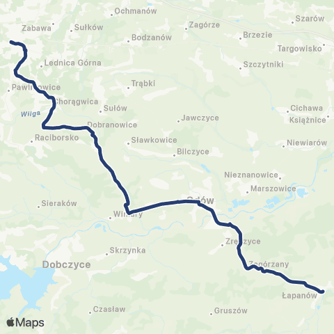 Koleje Małopolskie  map