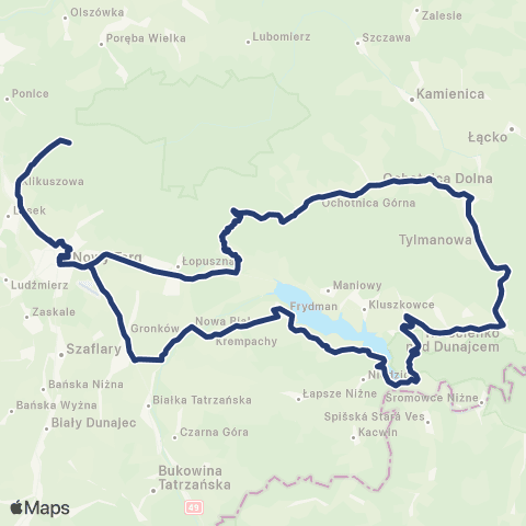 Koleje Małopolskie  map