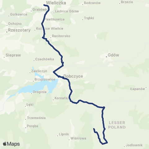 Koleje Małopolskie  map