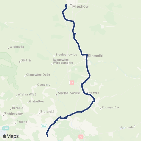 Koleje Małopolskie ZKA SKA2 map