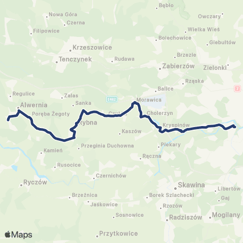 Koleje Małopolskie  map