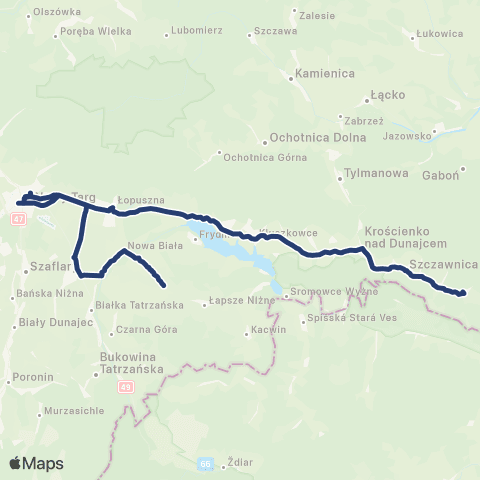 Koleje Małopolskie  map