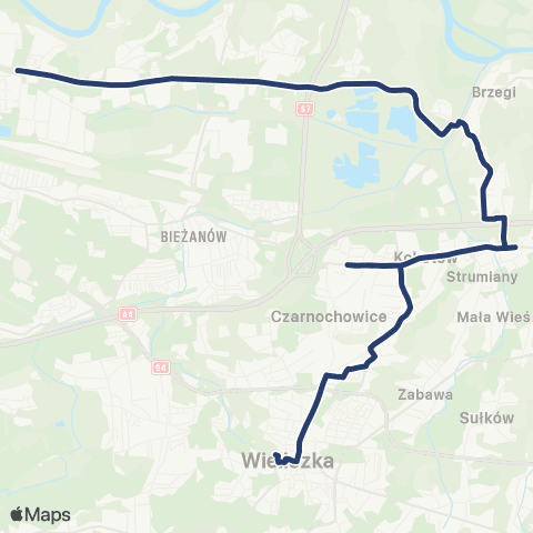 Koleje Małopolskie  map