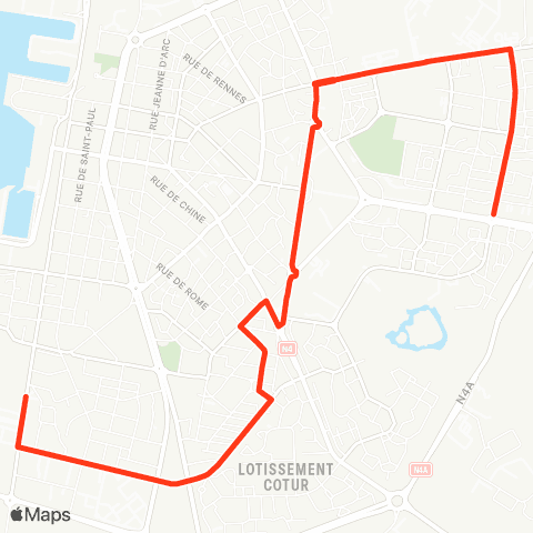 Kar'Ouest EDF - Pôle d'échange du Port - Maloya map