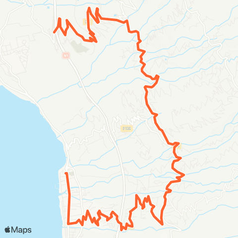 Kar'Ouest Mairie de St-Leu - Étang La Fontaine - RDT - Colimaçons map