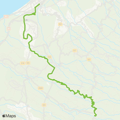 Kar'Ouest Gare de St-Paul - Tan Rouge - Mairie de St-Gilles-les-Hauts - Tan Rouge map