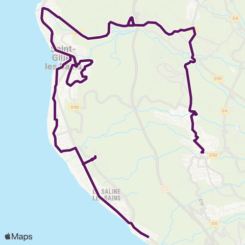 Kar'Ouest Saline Prisami - Centre J. Tessier map