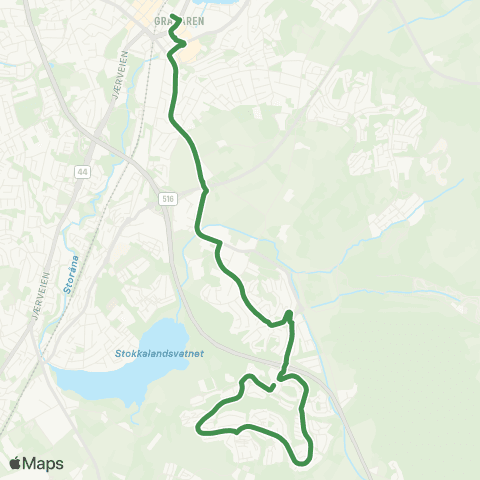 Kolumbus Busslinje i Rogaland map