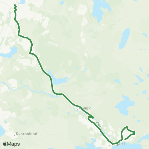 Kolumbus Busslinje i Rogaland map