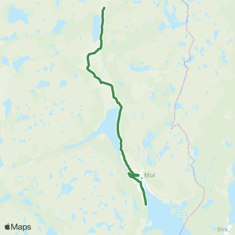 Kolumbus Busslinje i Rogaland map