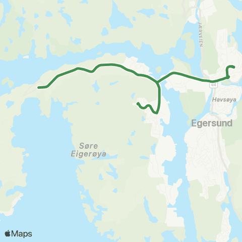 Kolumbus Busslinje i Rogaland map