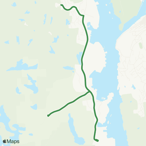 Kolumbus Busslinje i Rogaland map