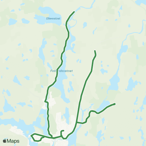 Kolumbus Busslinje i Rogaland map