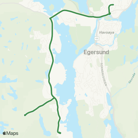 Kolumbus Busslinje i Rogaland map
