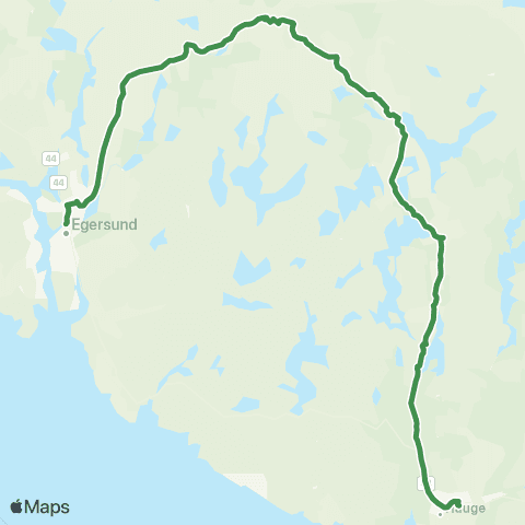 Kolumbus Busslinje i Rogaland map